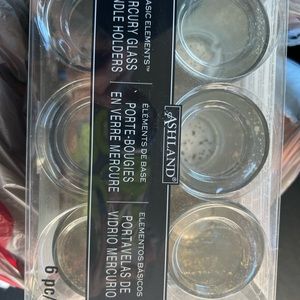 Ashland 6 piece glass Candle holders